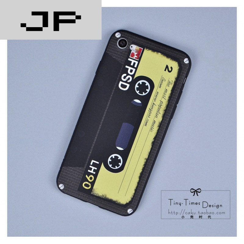 JP潮流品牌经典相机苹果iphone7创意手机壳 6