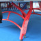 双鱼 比赛型乒乓球桌 翔云X1 乒乓球台 折叠移动式 室内标准家用乒乓球桌 蓝色