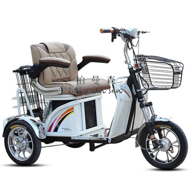 户外电动三轮车 中老年人代步车 爬坡王差速电
