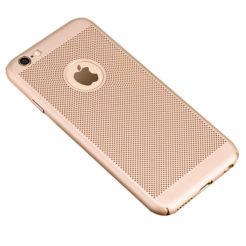 酷猫 苹果6sPlus手机壳保护套创意网格镂空壳