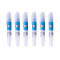 晨光(M&G)MF5301荧光笔12支装 米菲香味 标记笔 记号笔 水笔 办公用品 蓝色12支