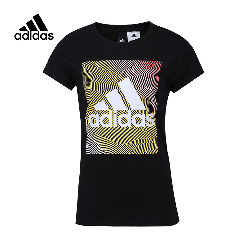 Adidas阿迪达斯短袖男装 2017夏季运动休闲速干透气跑步T恤CG1659 M CG1662女子黑色