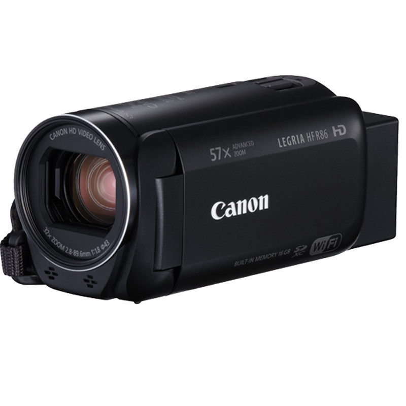 佳能(Canon) LEGRIA HF R86 +64G存储卡+相机包 数码摄像机 黑色