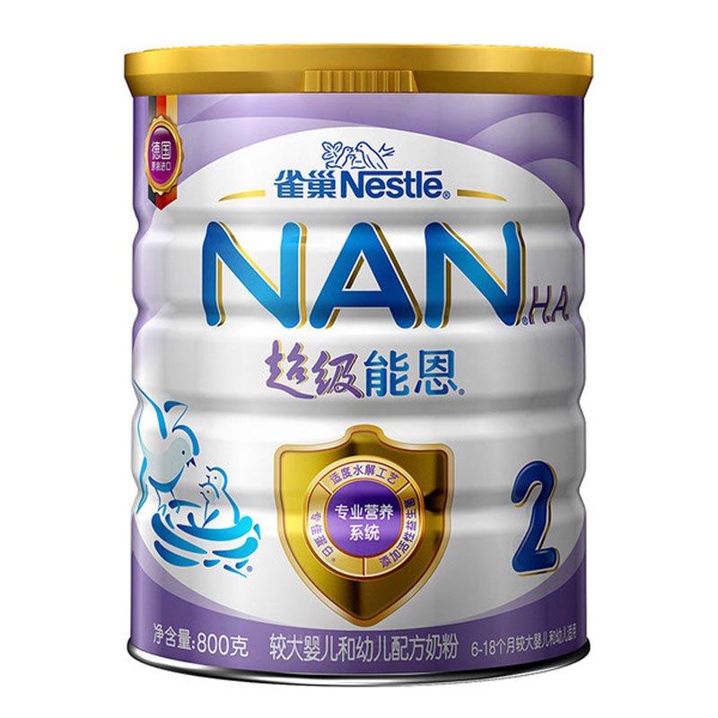 雀巢 Nestle 超启能恩 较大婴儿配方奶粉760g