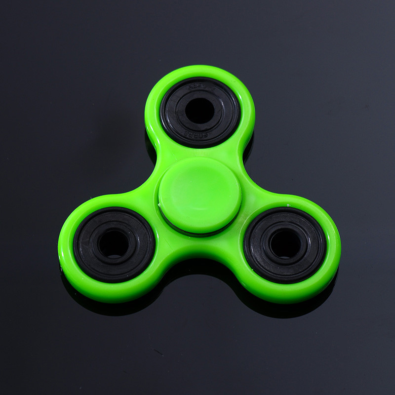 美国EDC指尖陀螺torqbar 指间螺旋 手指陀螺减压抗焦虑创意小玩具 5cm 绿色-塑料板