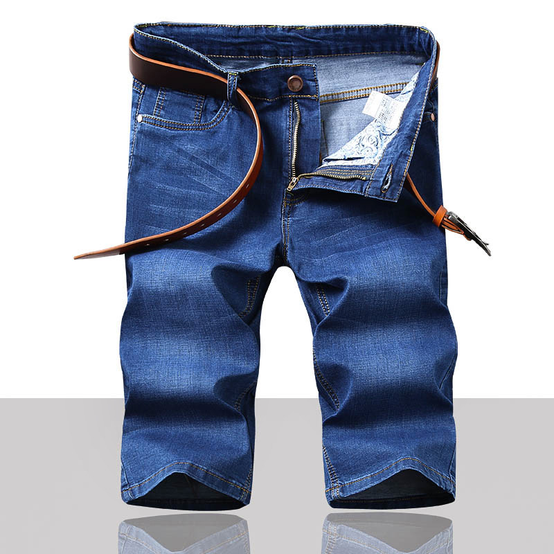 男式牛仔裤男式直筒修身高弹长裤子男士牛仔裤 NZHD-1 36(2尺8) 808浅蓝