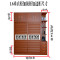 简约现代板式衣柜移门整体木衣柜推拉门卧室大衣柜两趟门组合衣橱 红梨1.6m衣柜+顶柜+边框