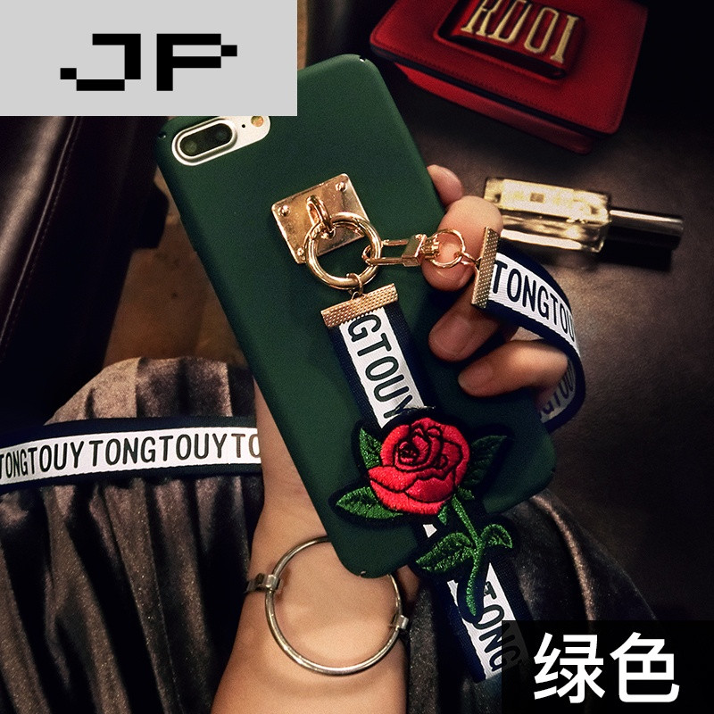 JP潮流品牌创意红色OPPOR11手机壳女款挂绳