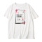 【爆款】男士短袖T恤纯色-印花2PK XXL M023白色