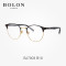 暴龙新款眼镜框 光学镜架圆框金属近视眼镜框女BJ7003 B10-黑色