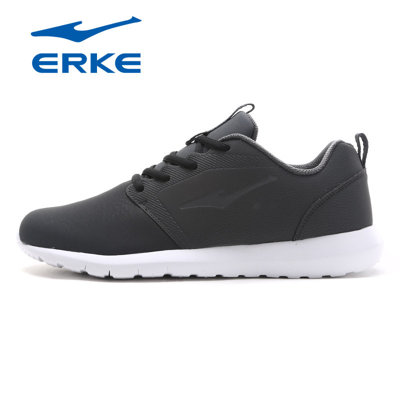 鸿星尔克(ERKE)男士新款跑步鞋舒适耐磨运动跑鞋11117414119 碳灰 42码