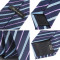领带 培罗蒙正装衬衫领带男士上班领带气质商务蓝色条纹领带ELD7101 深蓝彩条