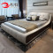 佐特家具 床 真皮床 双人床1.5米1.8米储物软床婚床皮艺床可定做高箱款 1.8M*2.0M+双面床垫+2柜