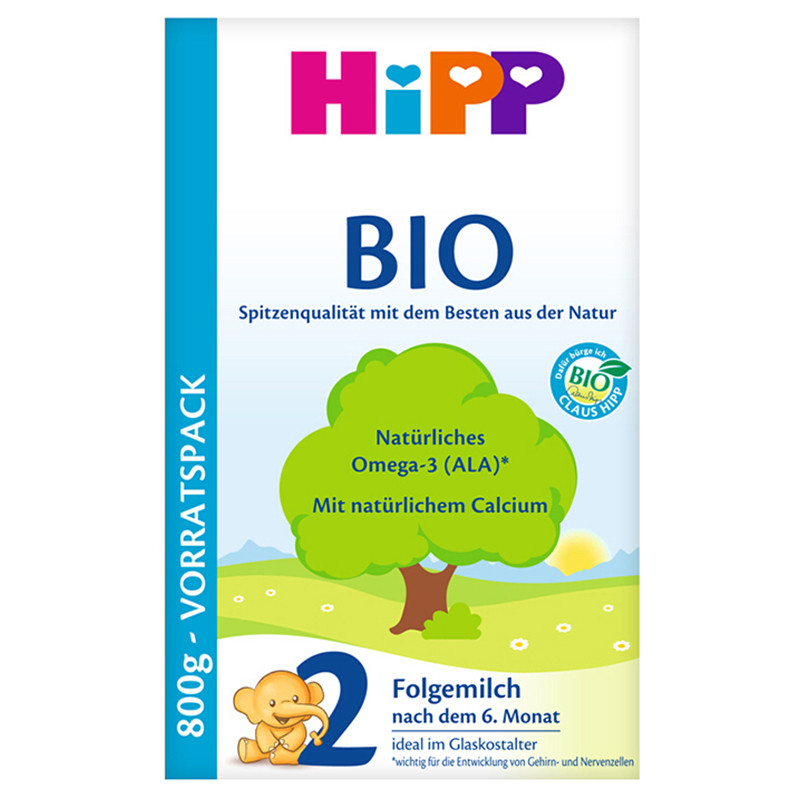 Hipp 德国喜宝 婴儿配方奶粉 有机 2段 （6-10月） 800g/盒