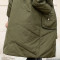 歌诺瑞丝2017冬季女装新款韩版气质修身过膝中长款加厚大毛领连帽羽绒服外套女8020 L 黑色