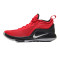 NIKE耐克男鞋篮球鞋新款詹姆斯ZOOM缓震低帮透气实战运动鞋AA3820 红色 41码