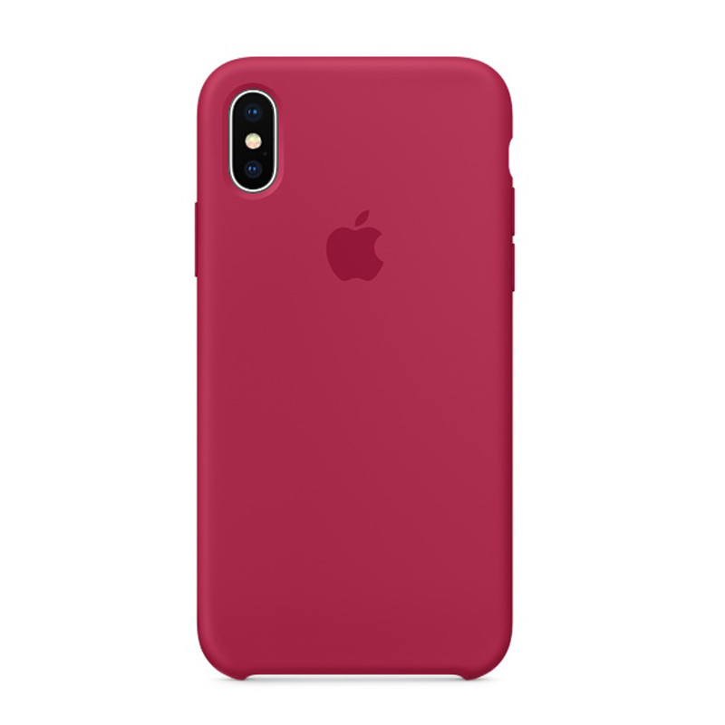 iPhone X 硅胶保护壳 MQT82FE/A玫瑰红色