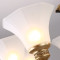罗弗利(LUO FU LI) 欧式客厅吊灯简约现代LED餐厅卧室吊灯美式创意锌合金简欧吊灯美式大气别墅灯 8266 8头吊灯送光源
