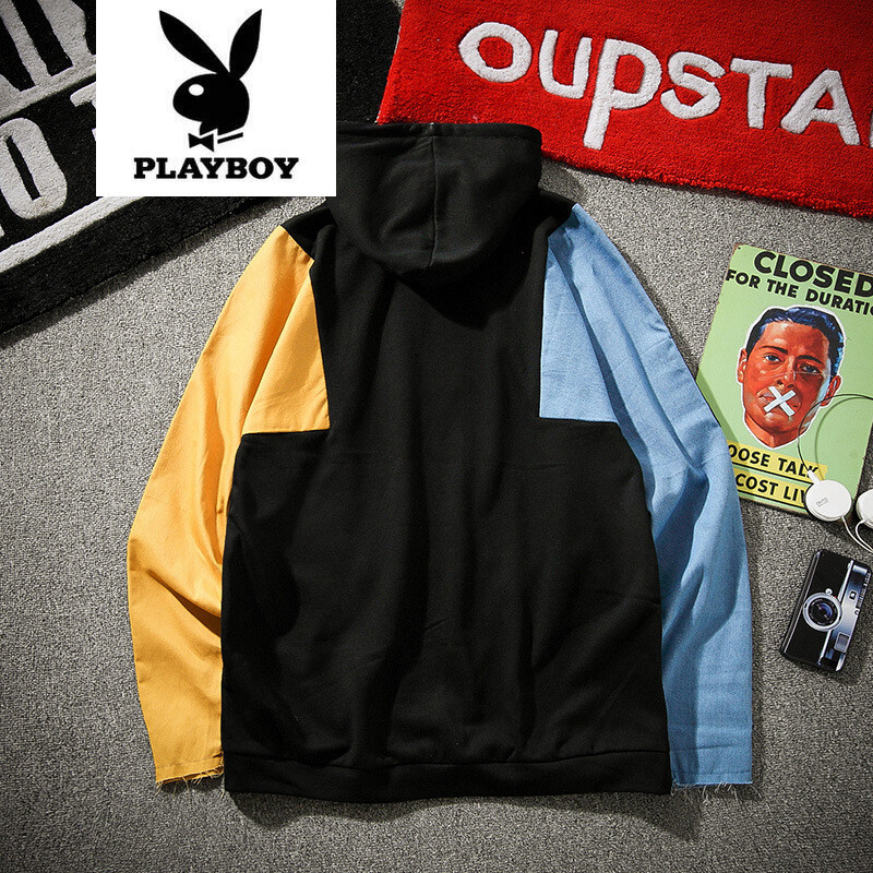 花花公子贵宾花花公子男士大码卫衣男外套大码