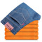男士牛仔裤直筒商务休闲裤修身长裤- 【薄款】9001蓝色 36(2尺8)