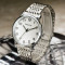 鹏志（PANGCHI）手表 进口2035机芯时尚商务男表 超清大数字钢带女士腕表2511 间金带金面（男款）