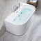 浴缸独立无缝一体酒店老年人别墅环保欧式功能下水软管排水器卫生 &asymp1m 空浴缸