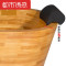 橡木泡澡木桶加厚浴缸沐浴桶木质洗澡木桶浴桶实木泡澡 木本色(1.5米)