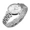 阿玛尼EMPORIO ARMANI手表超薄休闲商务时尚独立秒盘简约大气银色金属石英表男士手表AR1819 女款AR1925