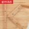 北欧纯实木白橡木茶几现代简约创意拐腿茶桌日式原木小户型咖啡桌原木色130*80*45cm
