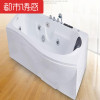 浴缸亚克力家用浴缸独立式浴缸浴池小户型嵌入式1.4米-1.7米 &asymp1.7M 五件套+冲浪按摩
