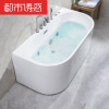浴缸亚克力独立无缝一体工程浴缸家用浴盆保温浴缸1米-1.7米_3 &asymp1.4m 冲浪浴缸