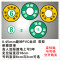 洋子（YangZi）当心触电定位定置标识6S定位贴小心有电提示贴6S管理标识_1 边长5厘米23个