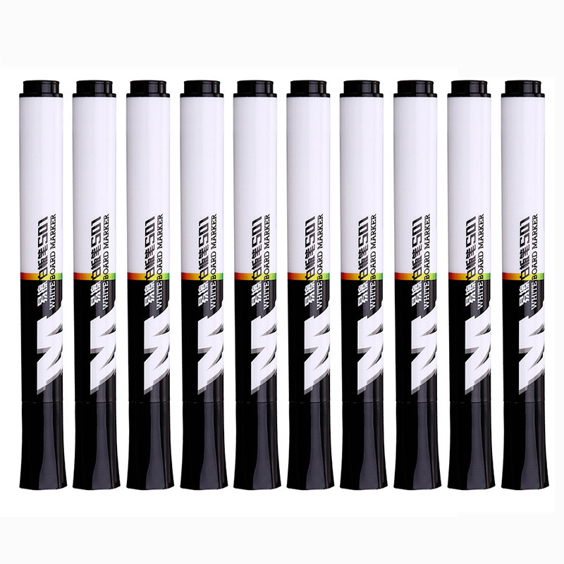 晨光(M&G)AWMY2201可擦白板笔10支/盒2盒装 大头笔可擦笔 会议书写笔 展示板笔 水性笔记号笔 黑色