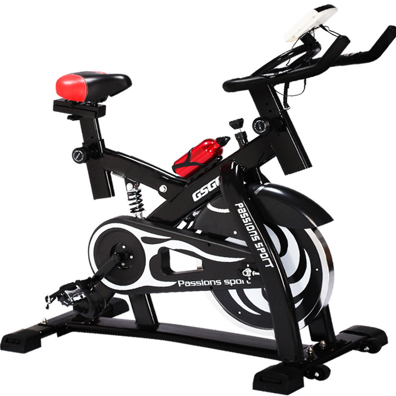 GSGC动感单车家用智能健身车室内静音健身房器材减肥运动自行车 S9005黑色减震智能款