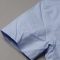 美尔雅（MAILYARD）男装短袖衬衫夏季新款 纯棉线格纹衬衣 上班商务短衬 263 蓝色 43