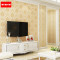 3D时尚欧式壁纸环保无纺布墙纸A+B搭配款客厅卧室电视背景墙 EN219-1米黄色