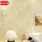 环保欧式无纺布现代简约客厅卧室电视背景墙3D立体浮雕墙纸 米白色/880201