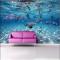3D立体大型壁画壁纸海底世界海洋鱼儿童房游泳馆电视客厅背景墙纸_7 高档无缝宣绒（整幅）
