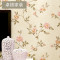 美式田园壁纸温馨卧室墙纸精致蔷薇花壁纸3D立体浮雕墙纸U984_2 4号浅绿色