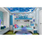 大型壁画3D墙纸客厅卧室儿童房卡通天花板吊顶壁纸立体蓝色星空_4_1 厂家直销可以定做任何图婚纱照