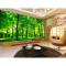 大型3D立体绿色树林电视背景墙纸客厅沙背景墙壁纸卧室风景_6 高档无缝宣绒（整幅）