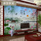 定制大型壁画电视背景墙纸壁纸水墨山水风景如画卧室客厅壁画 无缝珍珠布一平米