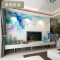 中国风水墨大型壁画电视背景墙壁纸壁画客厅卧室无纺布壁纸现代 工程无纺布一平米