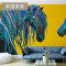 斑马现代个性艺术壁纸客厅电视背景墙纸定制创意大型壁画壁布 韩式无缝草编纹
