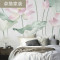 3d立体客厅卧室墙纸彩色油画电视背景墙壁纸复古手绘北欧麋鹿壁画 无缝材质（一整张）