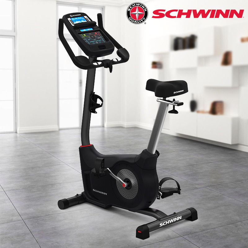 美国十字星（Schwinn）家用高端磁控健身车 570U 室内自行车动感单车 有氧 静音健身器材 黑色