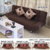 沙发床多功能小户型可折叠沙发床1.8米单人双 人简易沙发客厅两用 金黄色（棉麻布）1.2*1.9米八脚