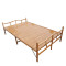 竹床折叠床多功能家用单人1.2成人1.5双人床儿童简易经济型竹子床 宽120*195长精品窄片（送枕头）