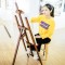 实木画架木制画板素描写 生套装支架式成人儿童美术油画架木质 1.45米本色+4K画板（送礼包9件）