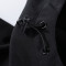 鸿星尔克（ERKE）男子加厚上衣2018秋季新款开衫男休闲时尚百搭风衣运动服1121830 XL（成人） 正黑